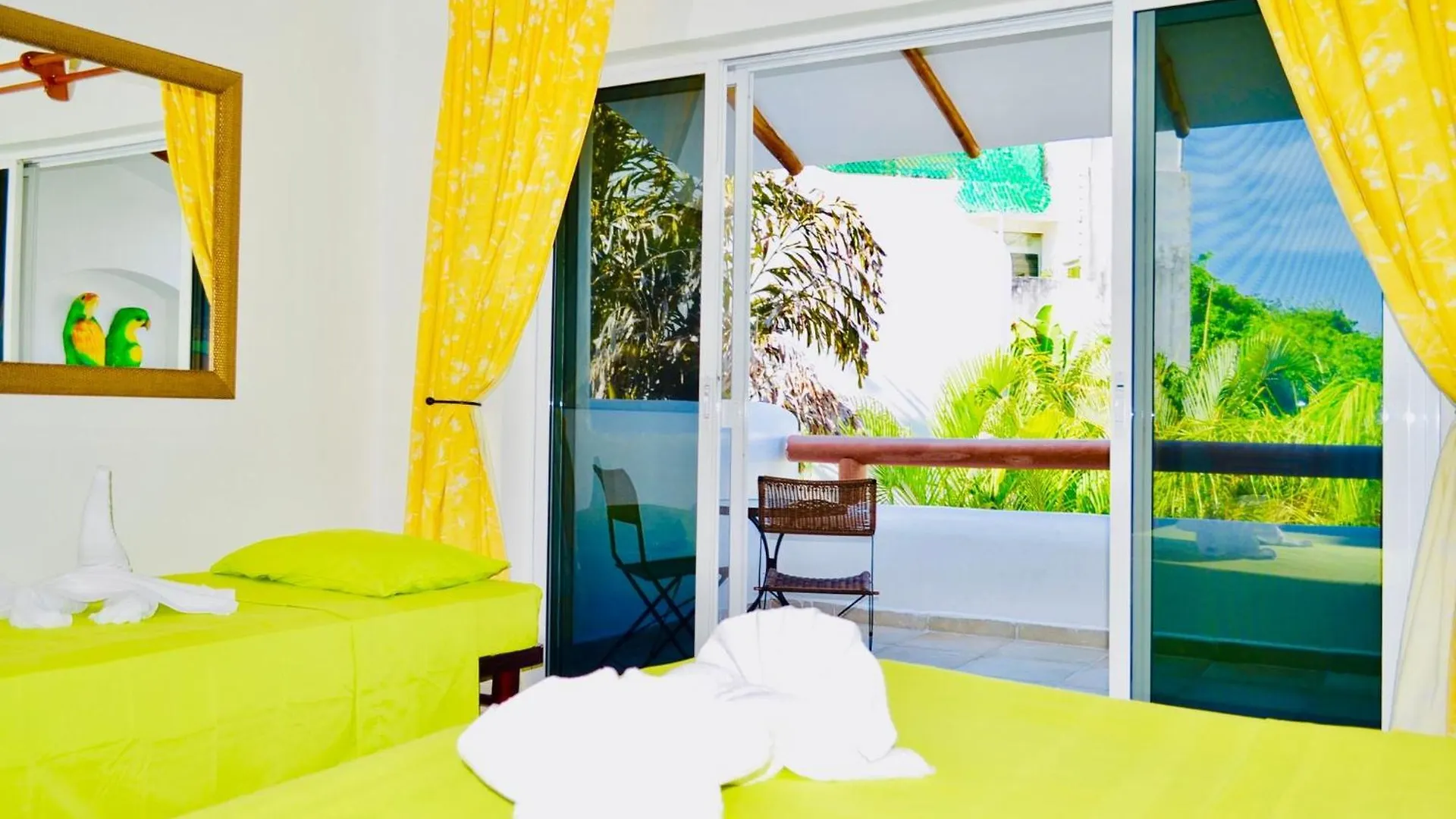Deluxe Budget Balcony Room With Swimming Pool Air Conditioning And Parking 普拉亚卡门 3*,  墨西哥